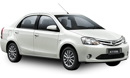 Toyota Etios car rental in Tirupati